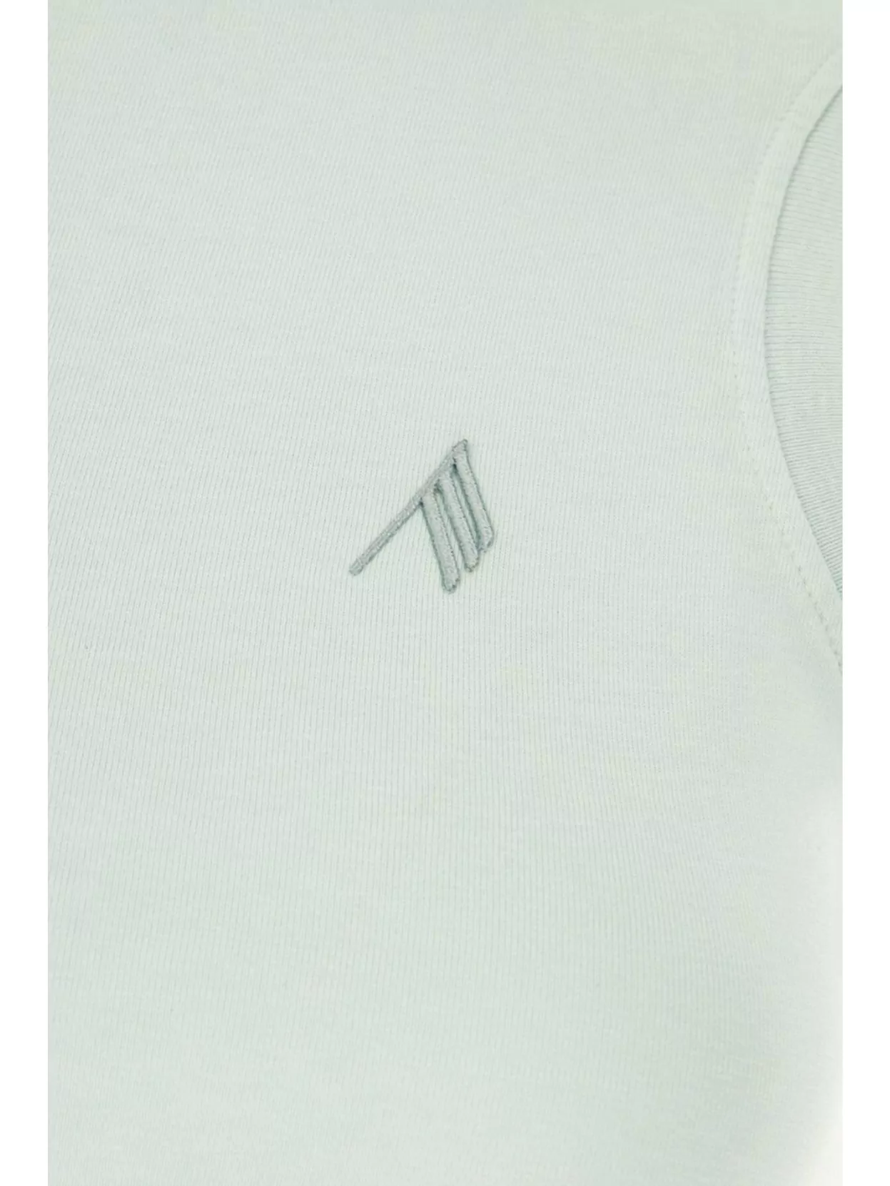 The Attico Crew Neck Cotton Sleeveless Top