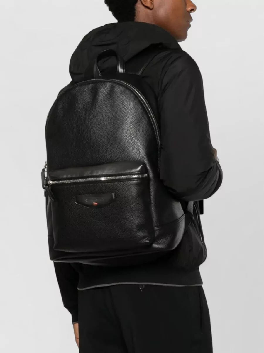 Santoni Leather Backpack