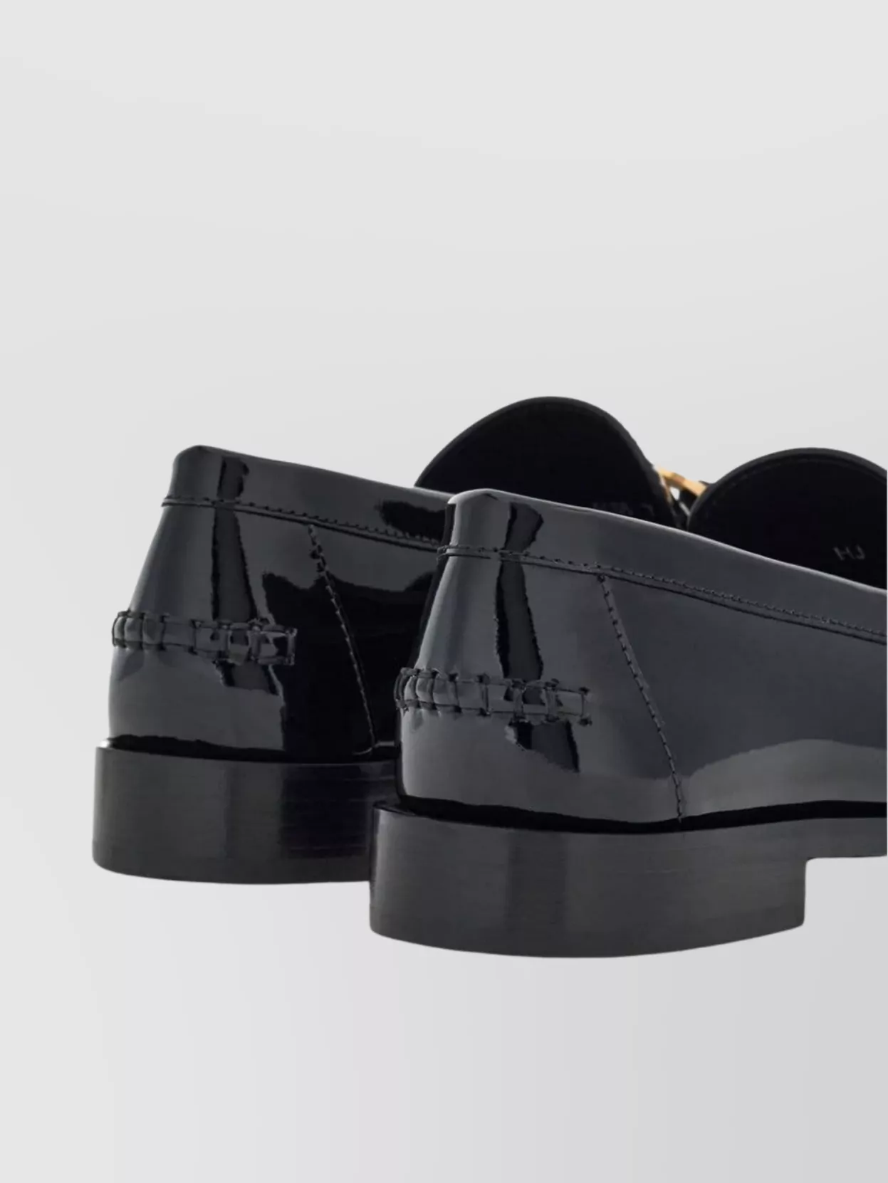 Ferragamo Buckle Loafers Patent Finish