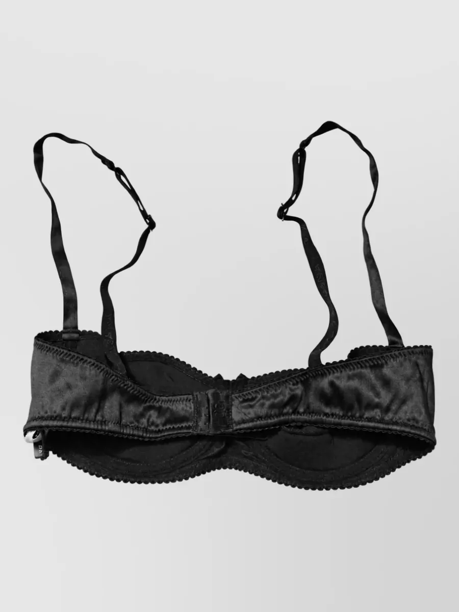 Dolce&Gabbana Silk Underwire Balconette Bra