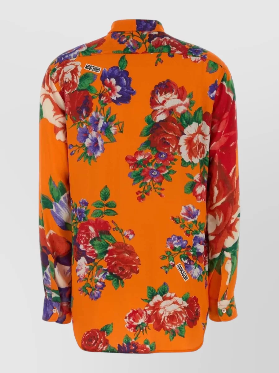 Moschino Printed Satin Shirt