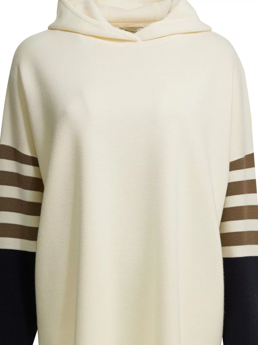 Max Mara Virgin Wool Hooded Sweater
