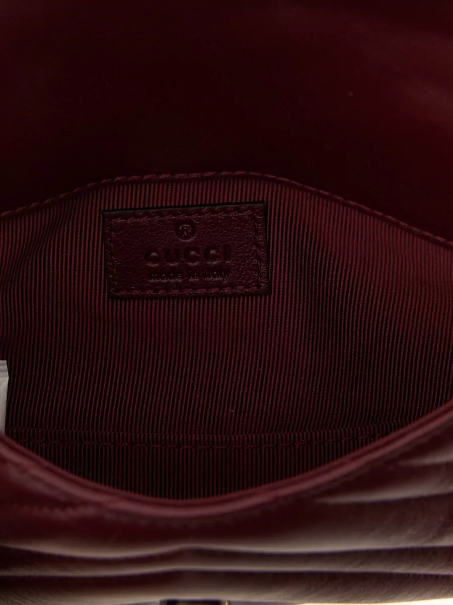 Gucci Gg Marmont Mini Chain Shoulder Bag