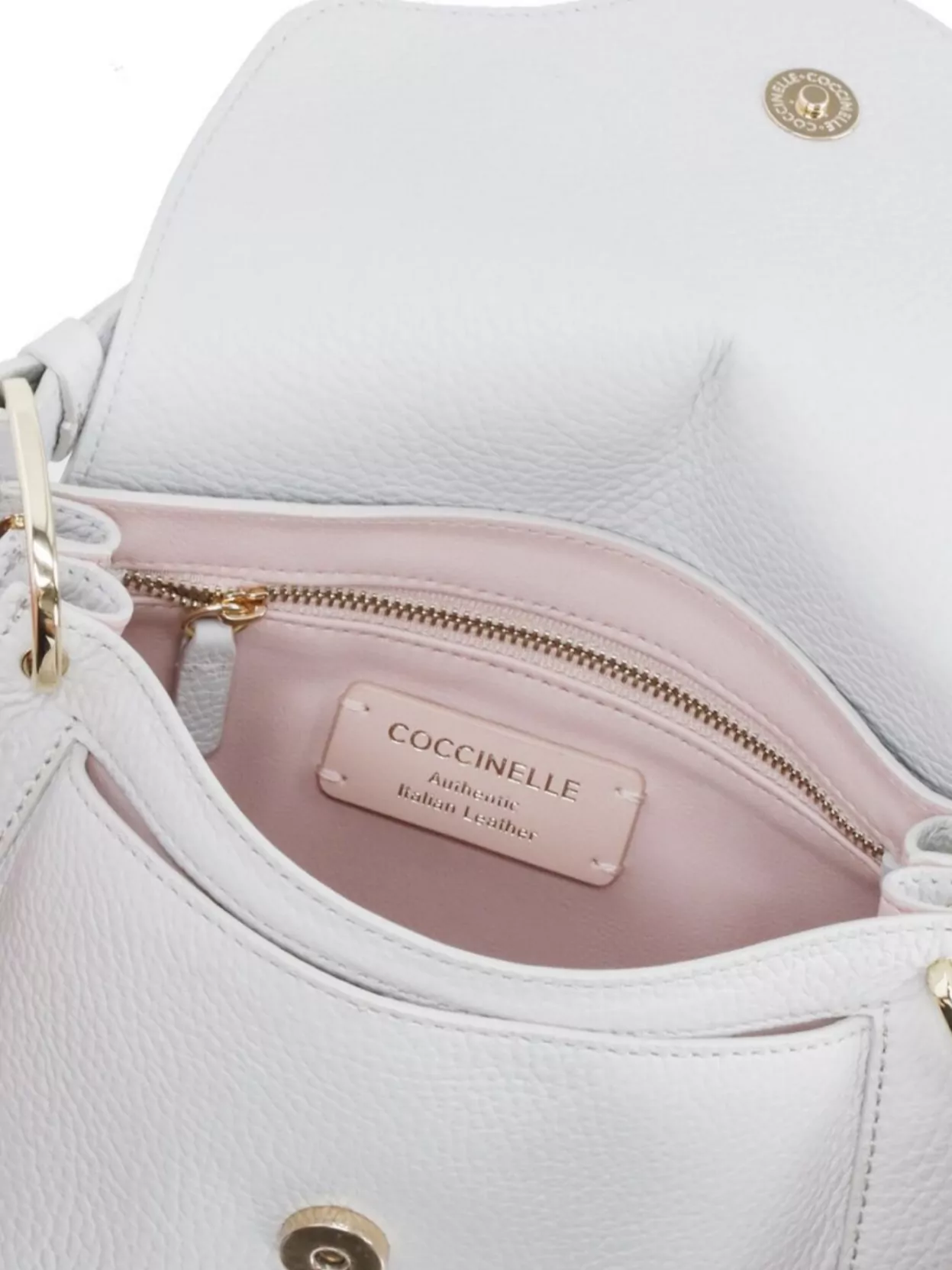 Coccinelle Pebbled Leather Shoulder Bag