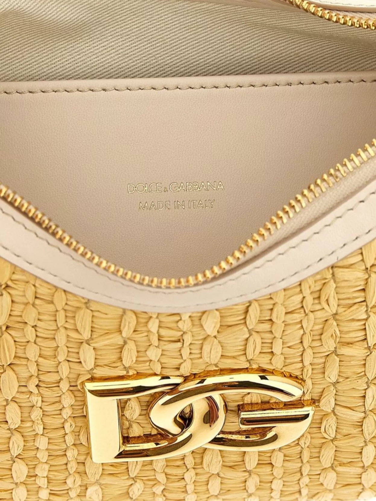 Dolce&Gabbana Handcrafted Woven Shoulder Bag