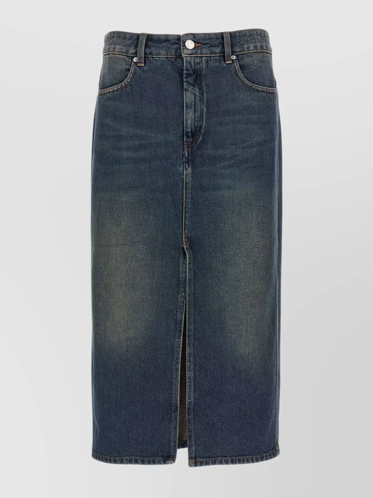 Shop Isabel Marant 'julicia' Skirt With Pockets And Slit