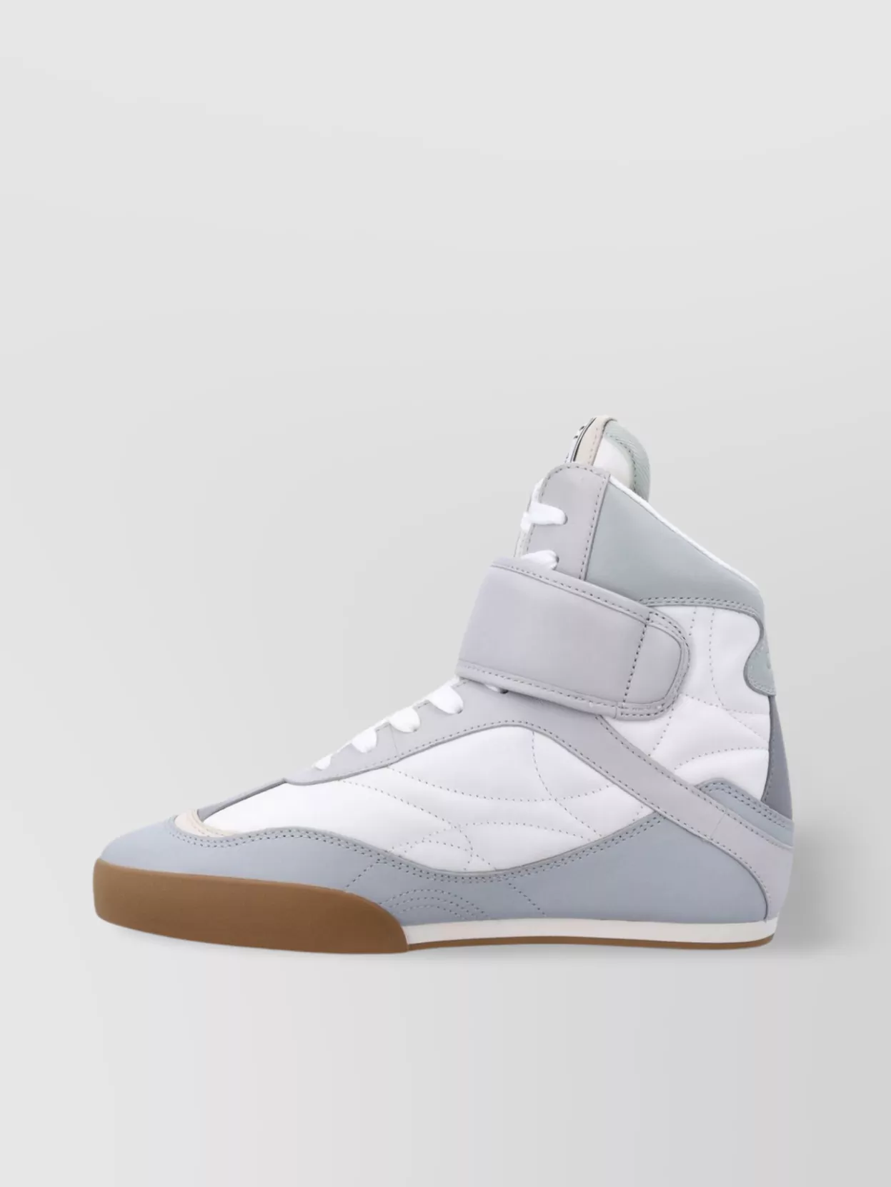 Chloé Almond Toe High-top Sneaker With Quilted Panels