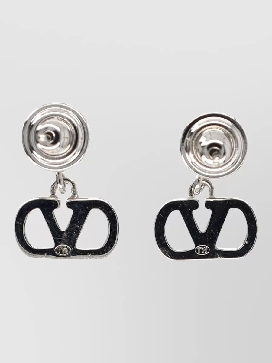 Valentino Garavani Crystal-Embellished Pearl Stud Earrings