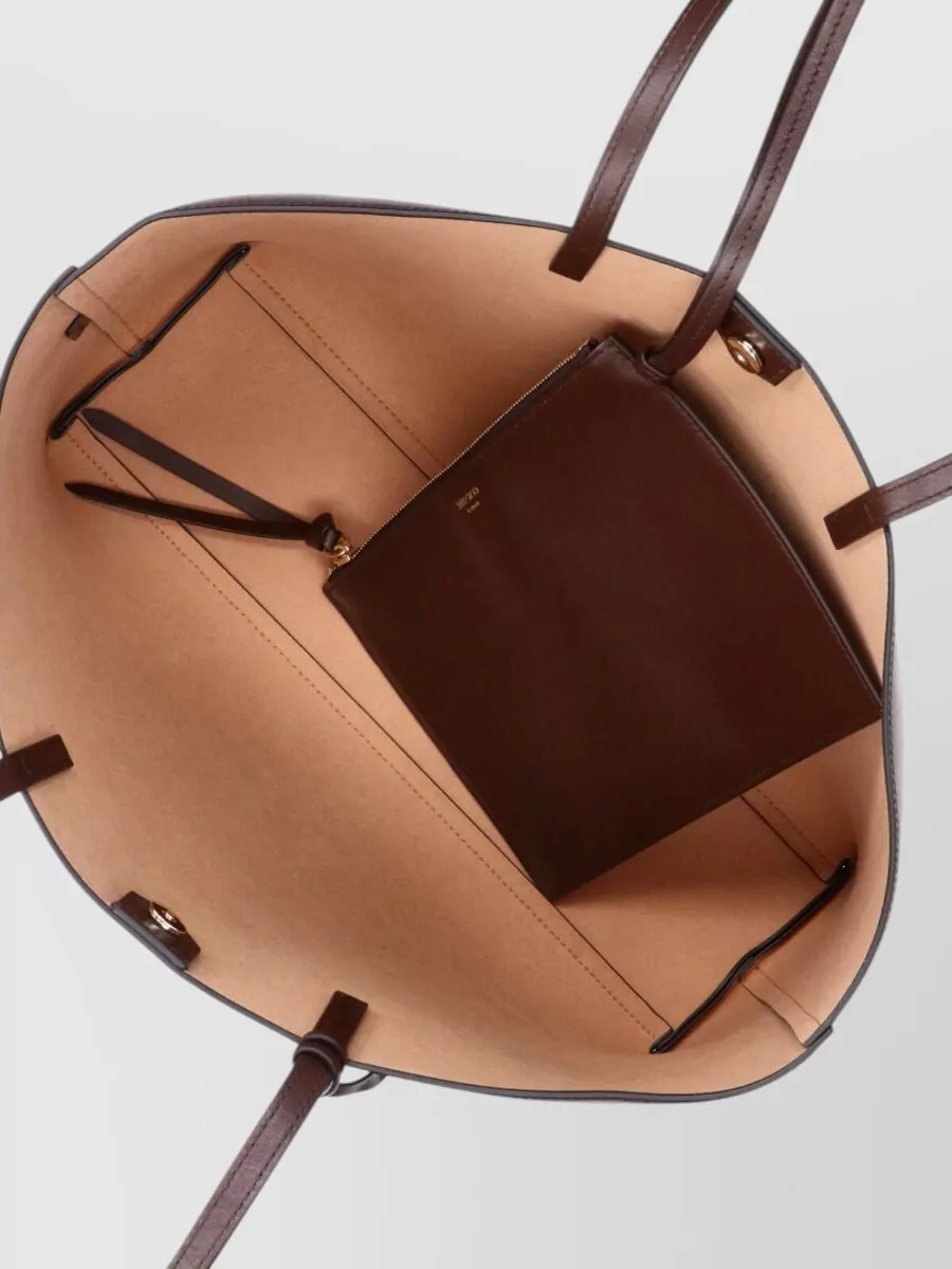 Jimmy Choo Shopper Leather Shoulder Bag