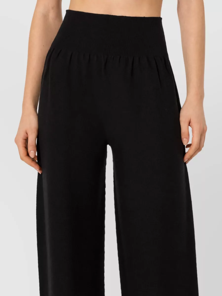 Wolford Wool High-Rise Wide-Leg Trousers