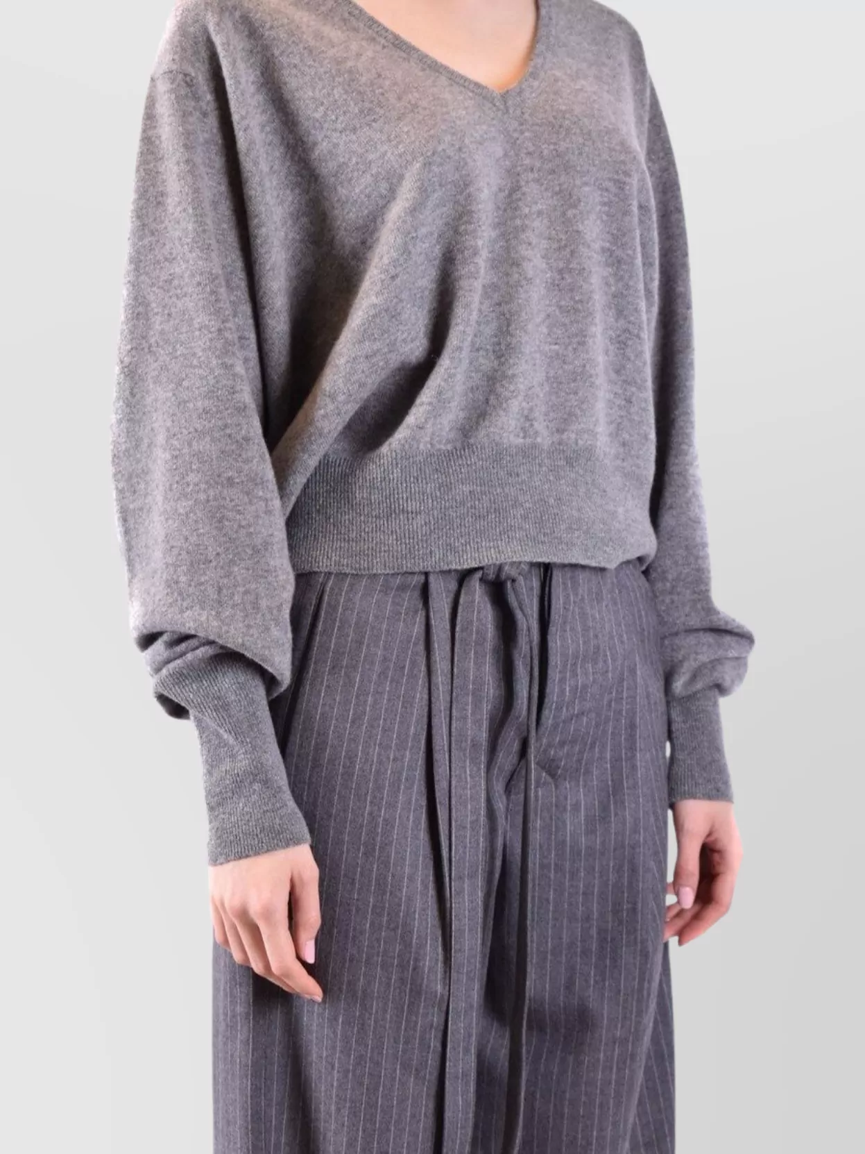 Laneus V-Neck Knitwear Long Sleeves