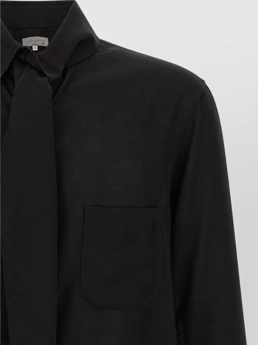 Yohji Yamamoto Stole Collar Shirt