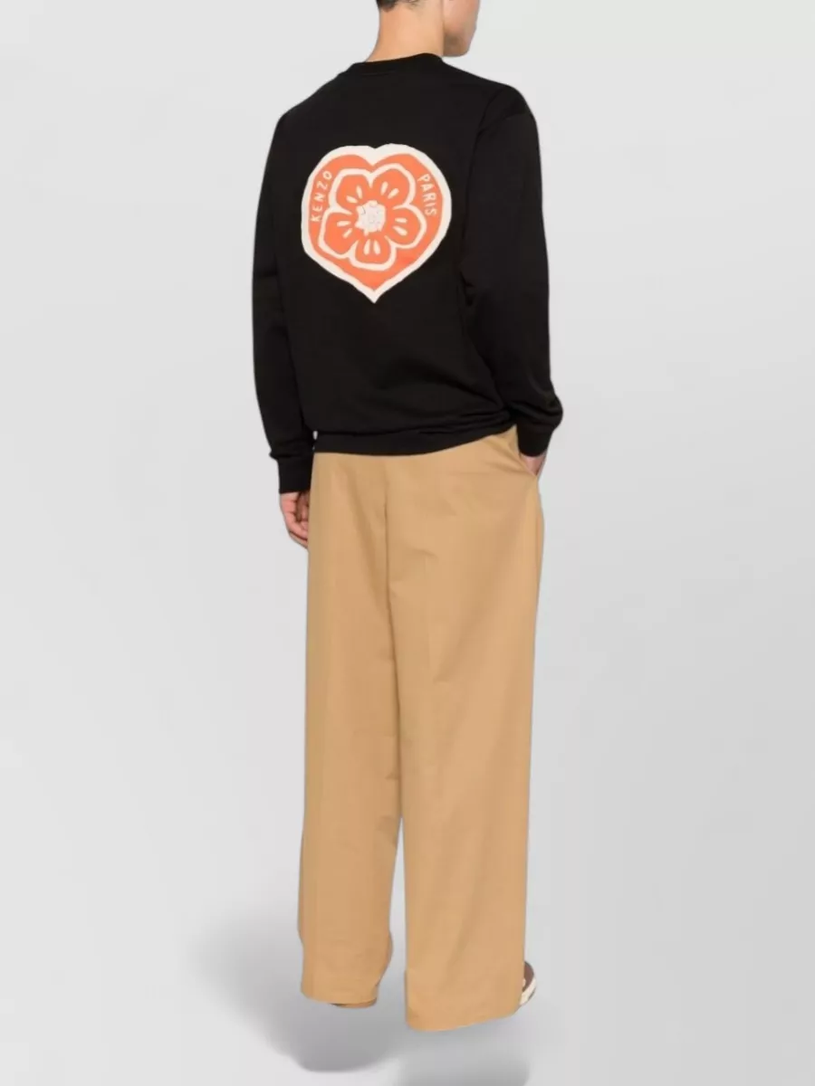 Kenzo Cotton Relaxed-Fit Long-Sleeve T-Shirt