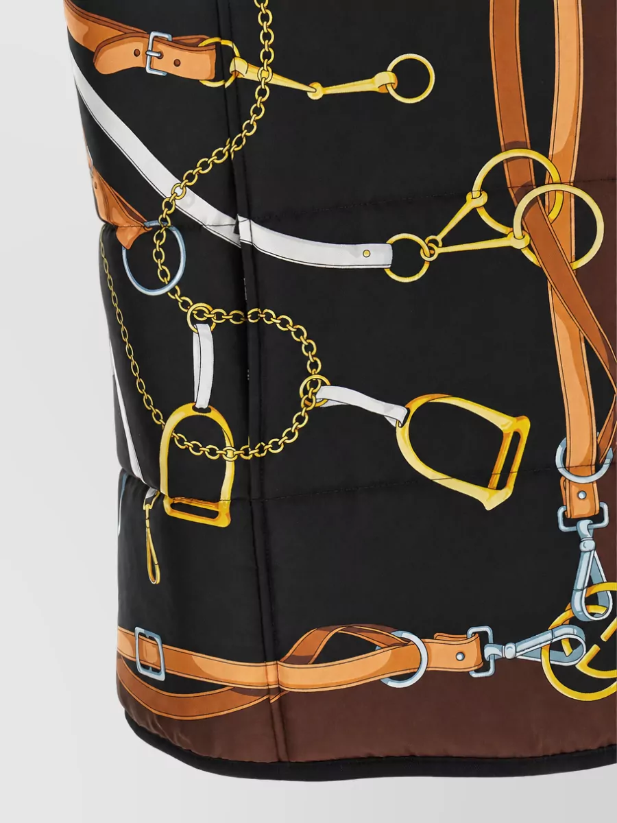 Gucci Silk Reversible Quilted Vest