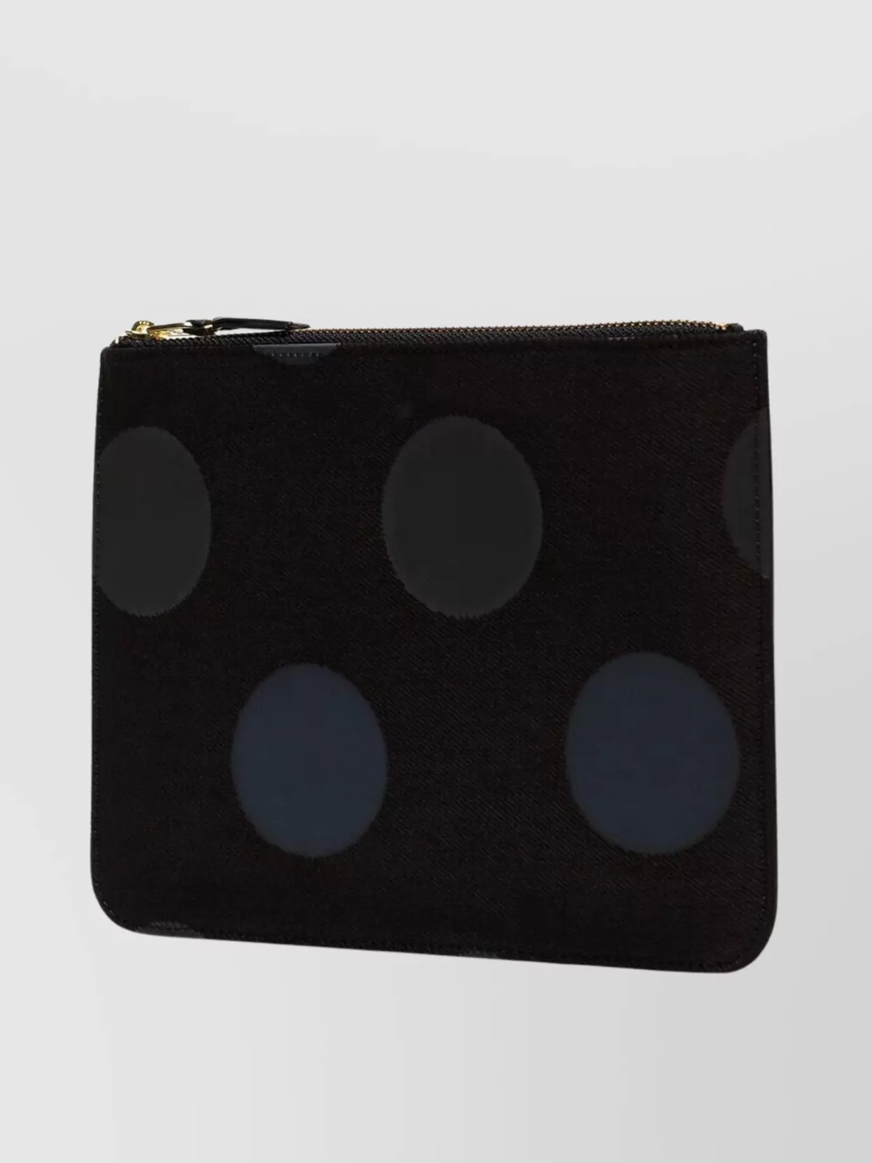 Comme Des Garçons Dotted Canvas Pouch Zip