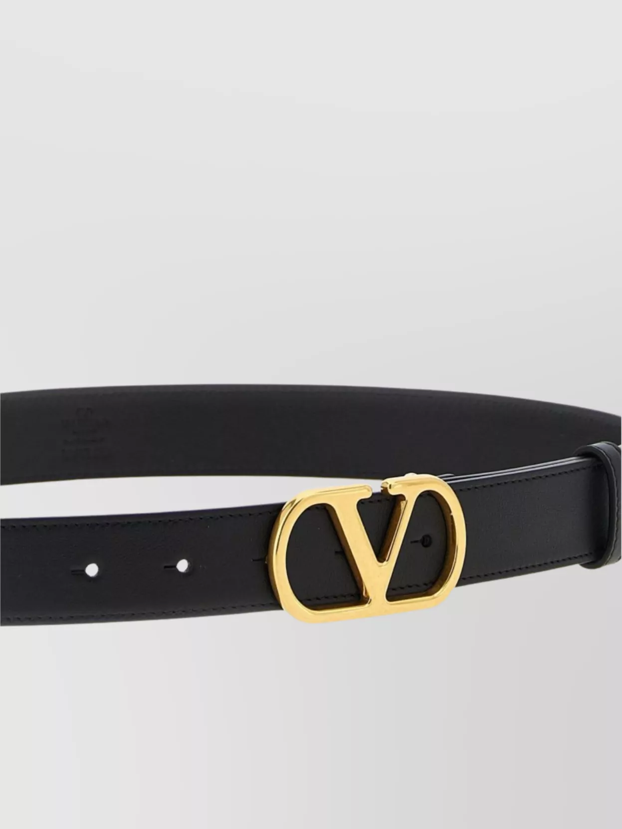 Valentino Garavani Adjustable Length Gold-Tone Buckle Belt