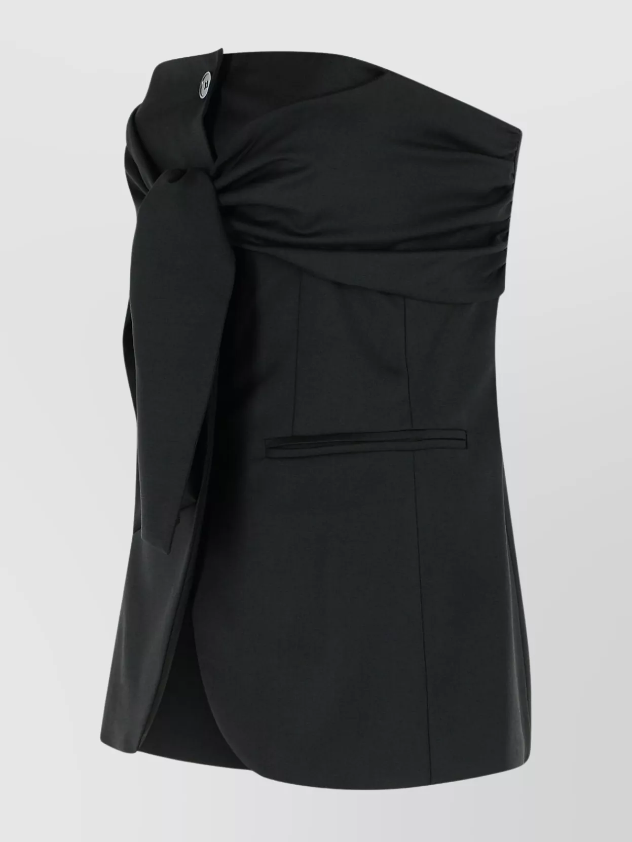 Max Mara Virgin Wool Bustier Top