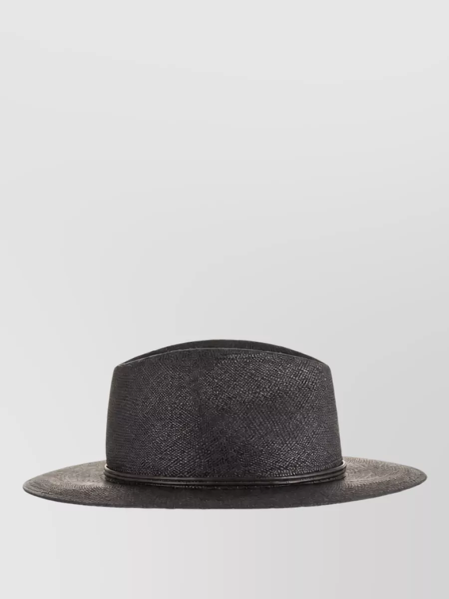 Brunello Cucinelli Straw Fedora Hat