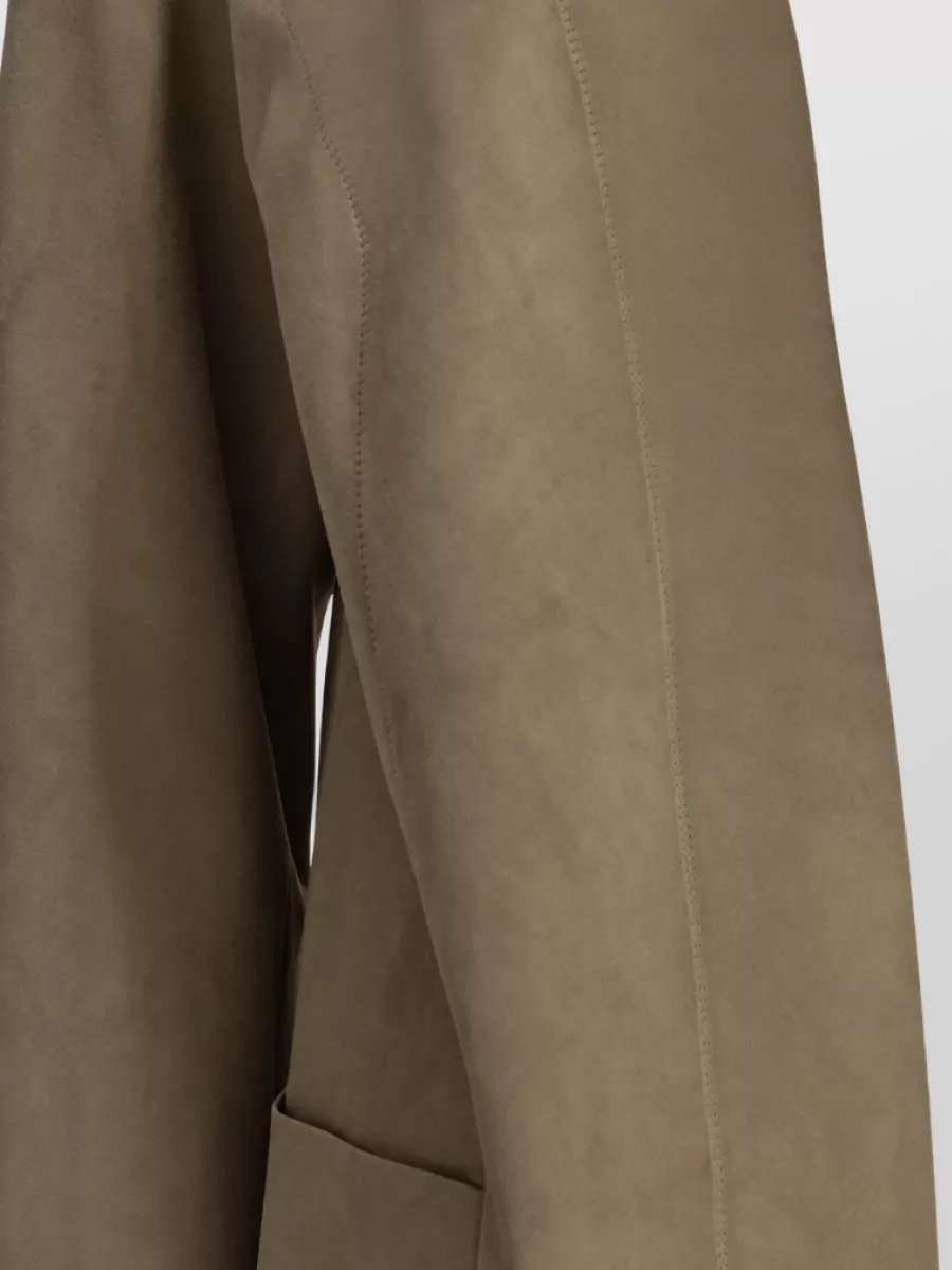 Salvatore Santoro Suede Single-Breasted Coat