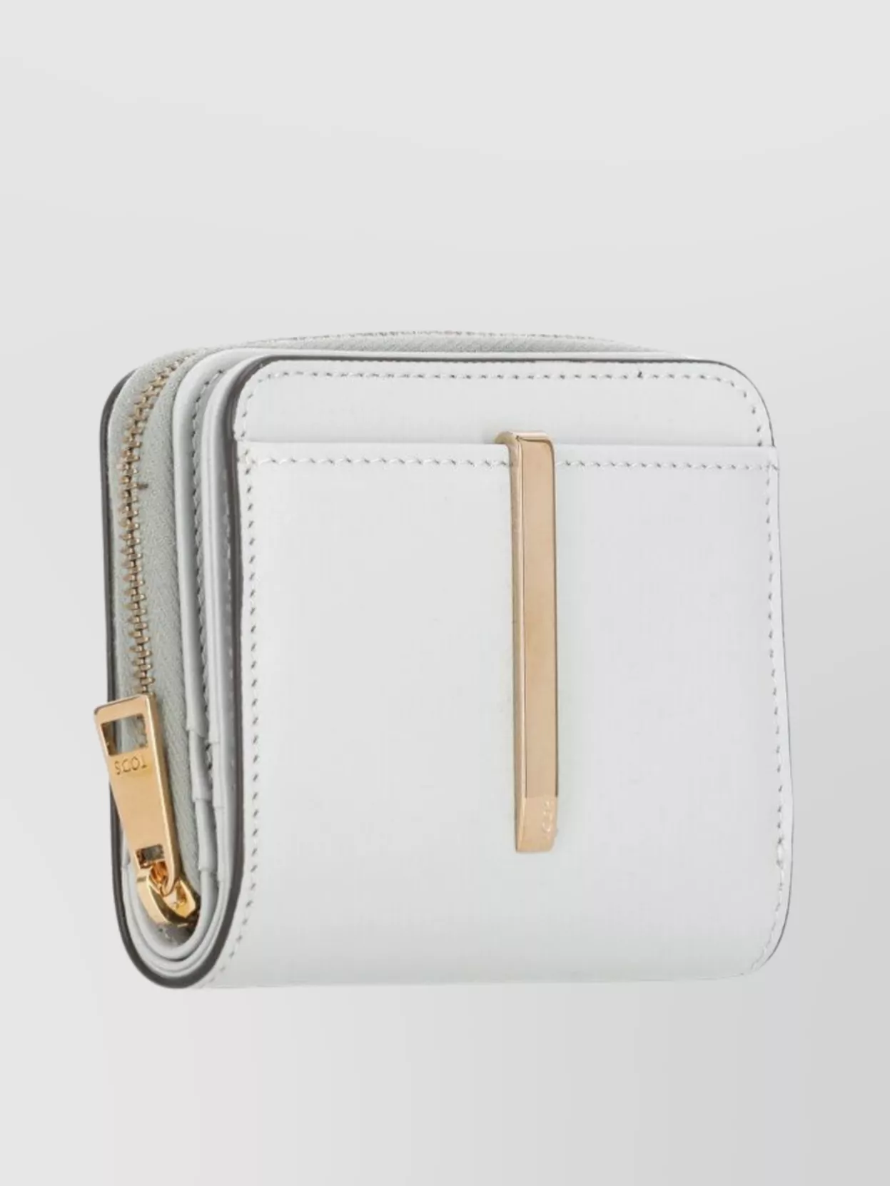 Tod's Small Leather Wallet Gold Hardware