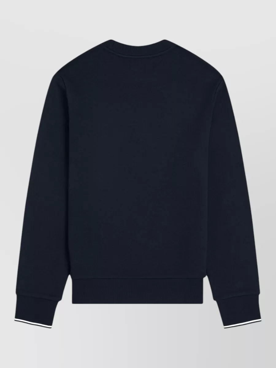 Fred Perry Cotton Logo-Print Crew-Neck Sweatshirt