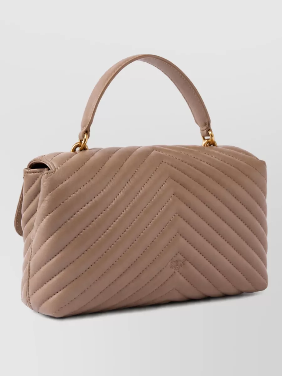 Pinko Love Bag Lady Leather Clutch Bag