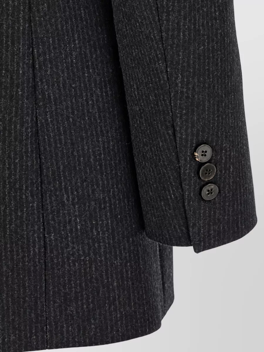 Alberto Biani Wool Pinstripe Single-Breasted Blazer
