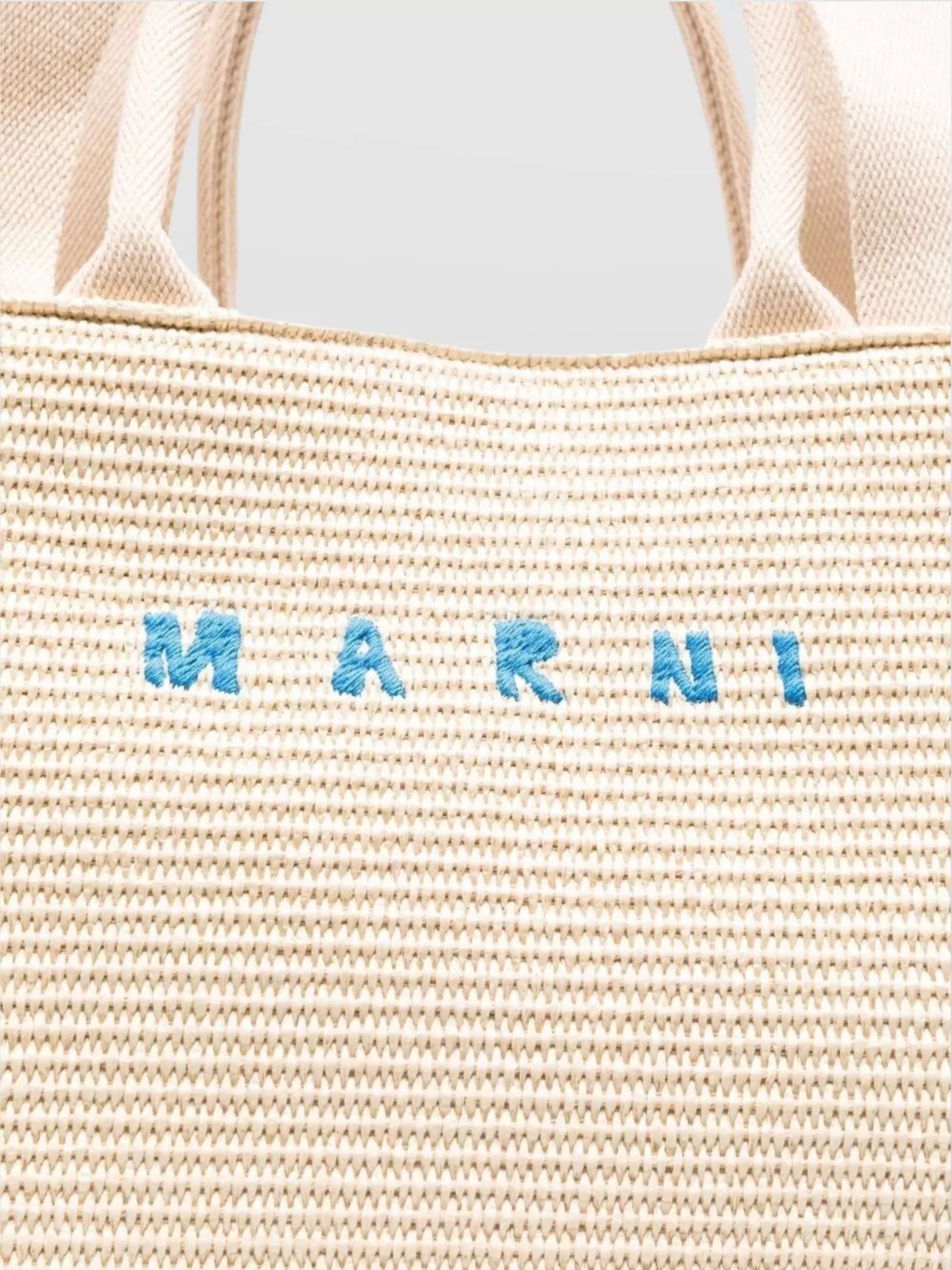 Marni Oversized Raffia Tote Bag