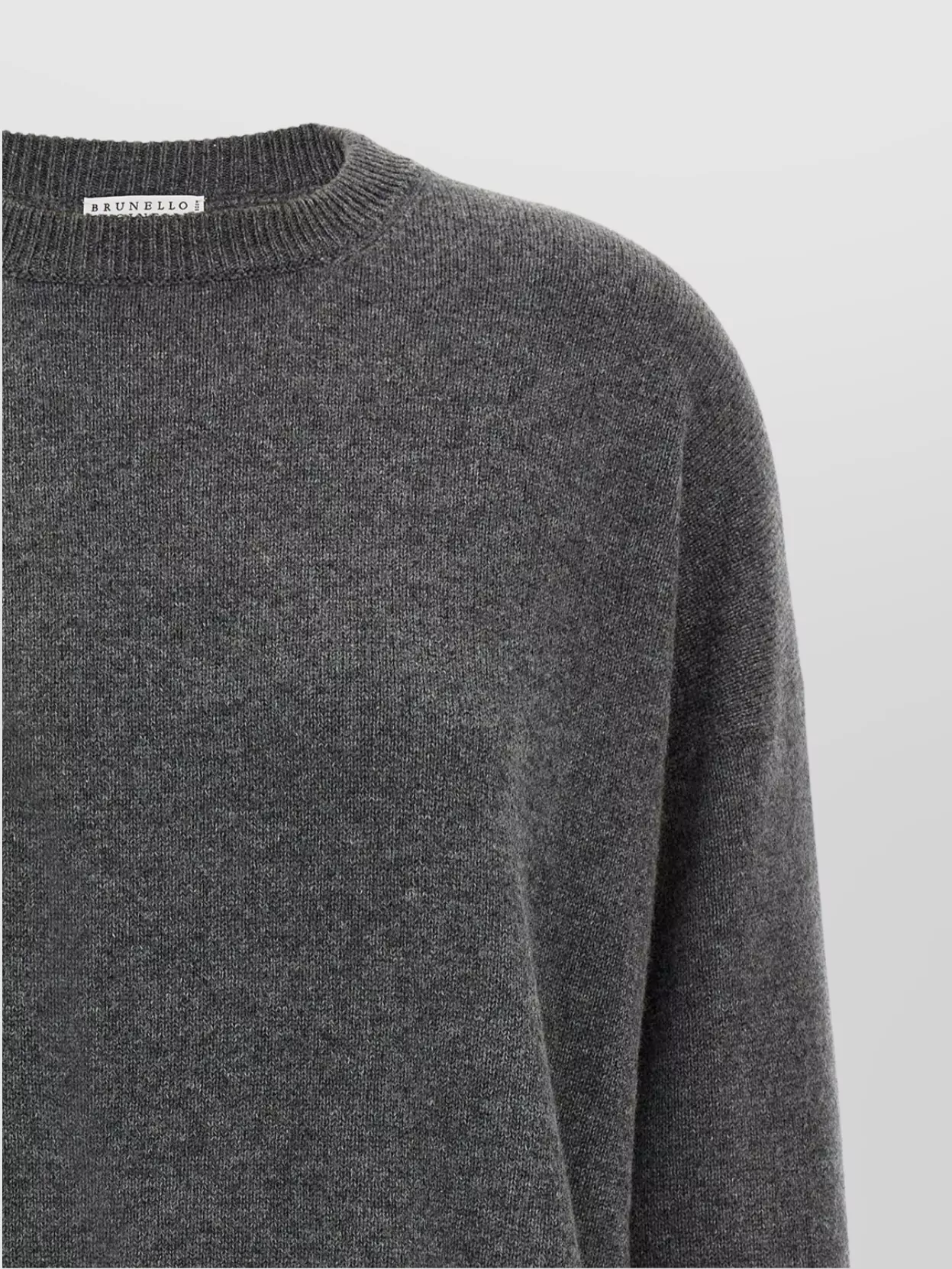 Brunello Cucinelli Cashmere Crew Neck Sweater