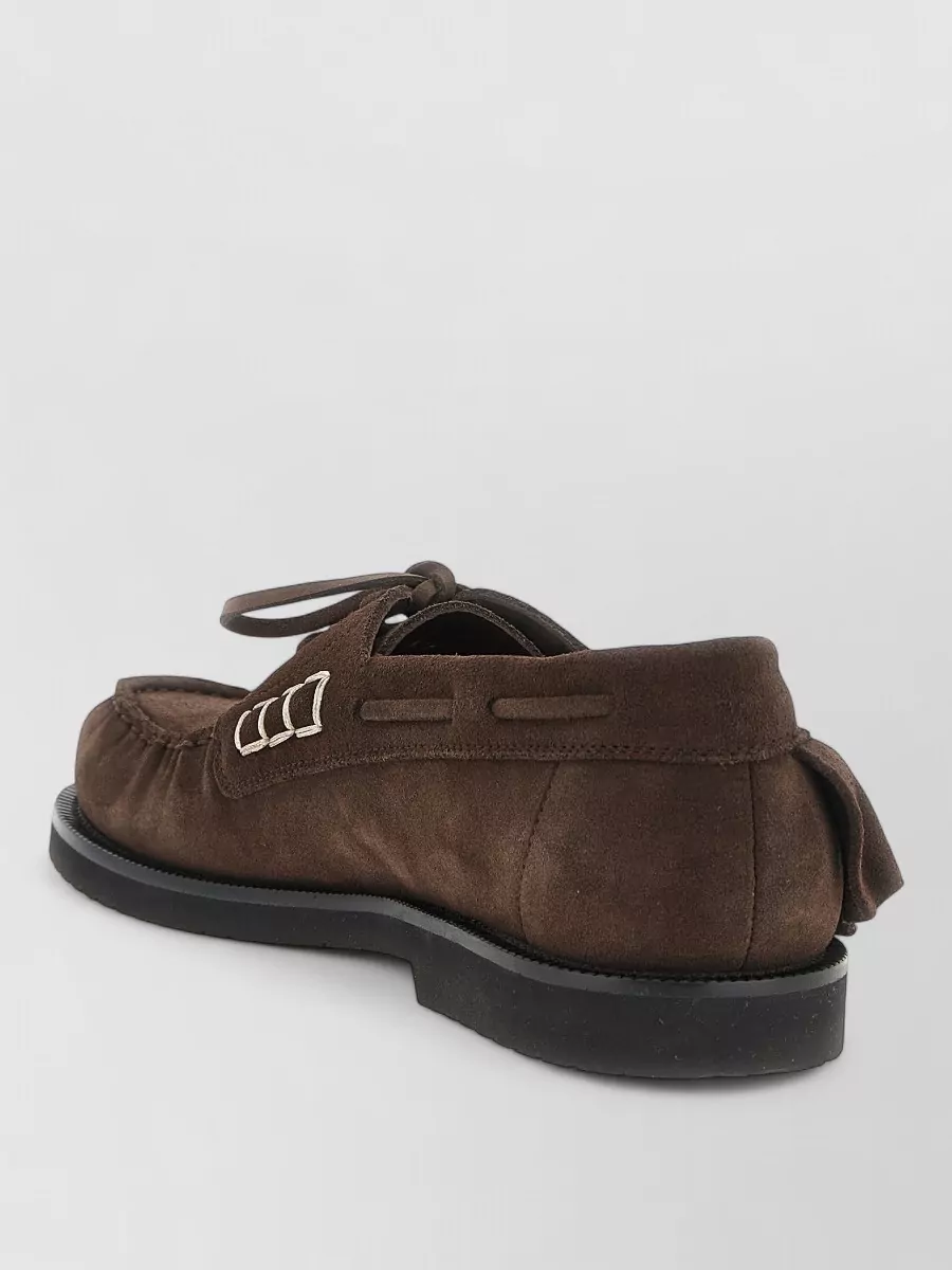 Jw Anderson Suede Boat Shoes