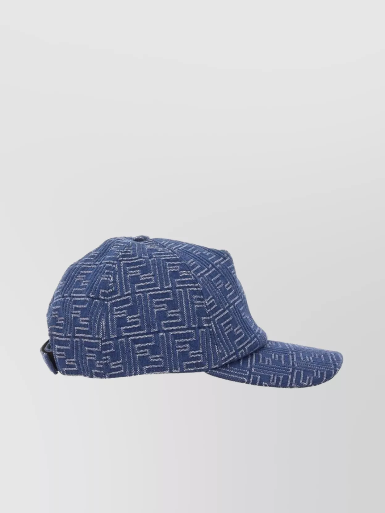 Fendi Embroidered Pattern Curved Brim Hat