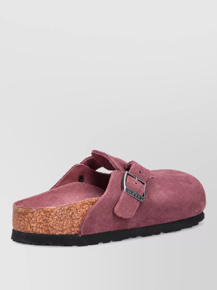 Birkenstock suede leather mules