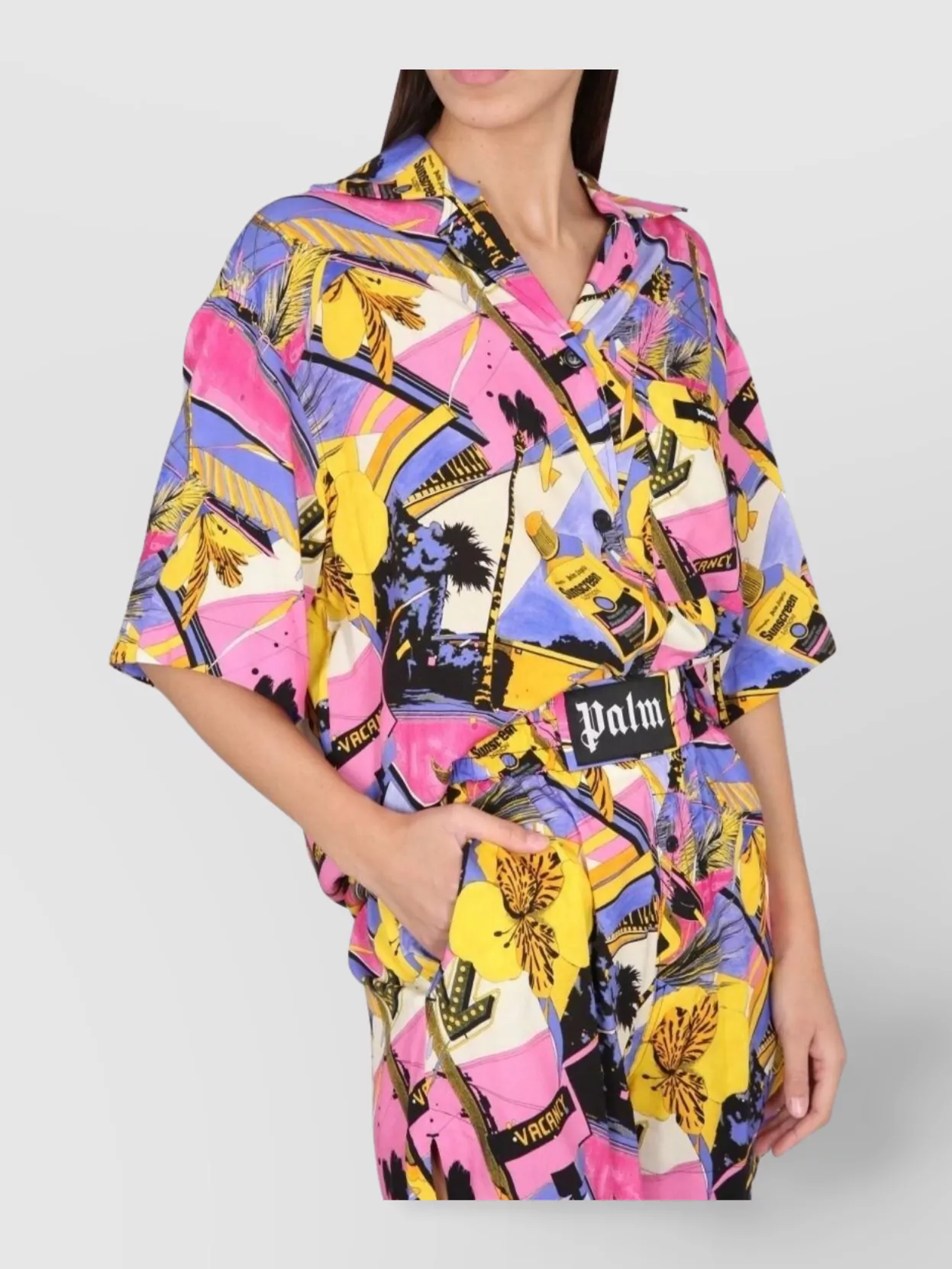 Palm Angels Miami Mix Print Shirt