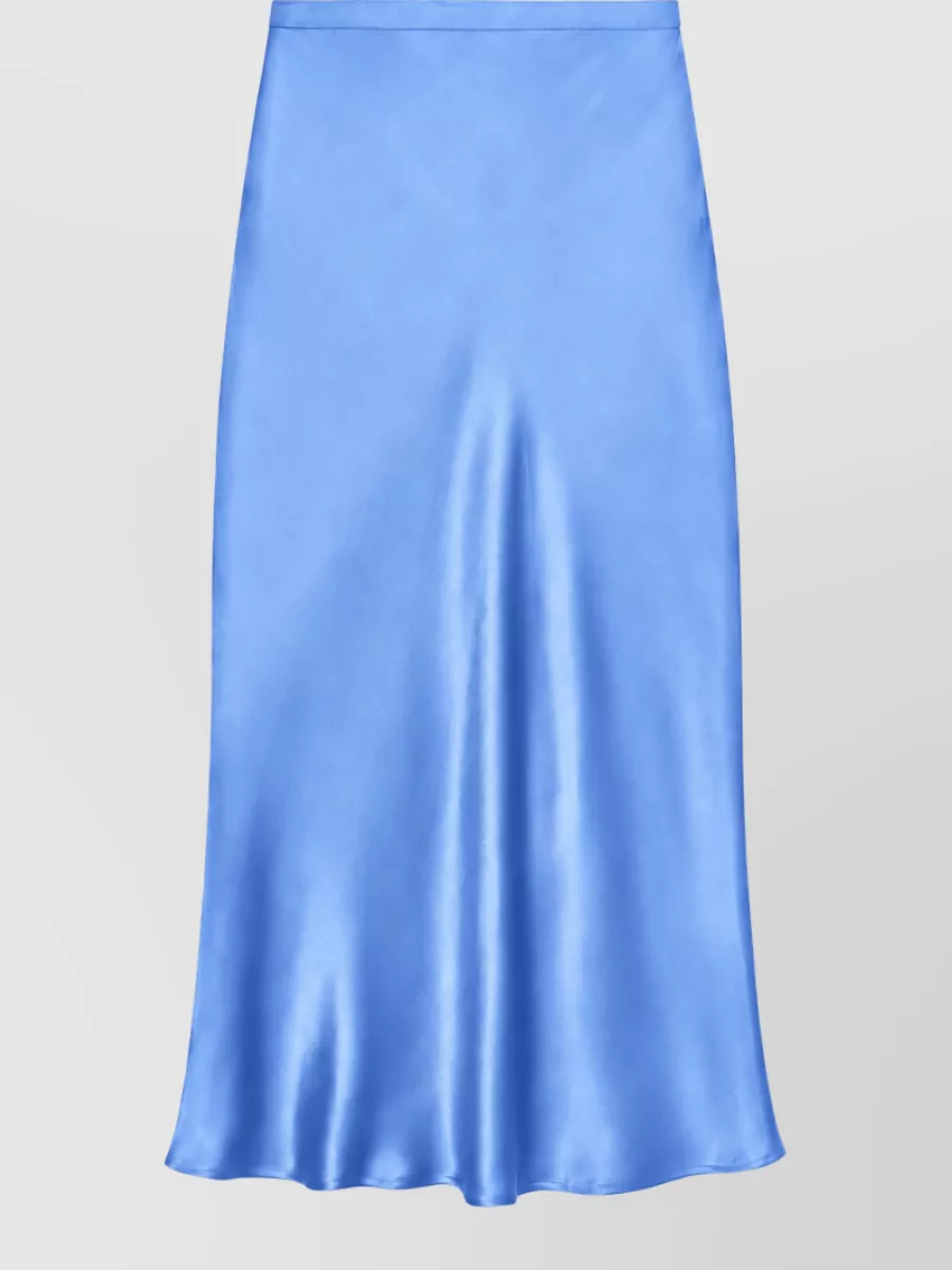 Anine Bing silk midi skirt