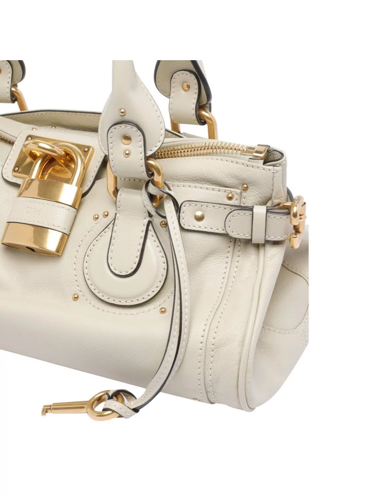 Chloé Luxe Shoulder Bag Gold Hardware