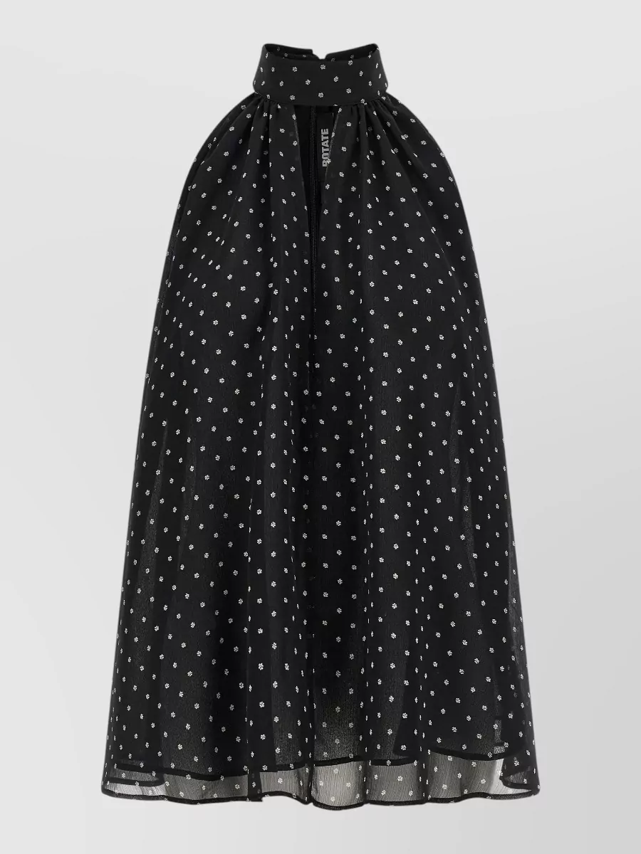 Rotate Birger Christensen Floral-Print Halterneck Top
