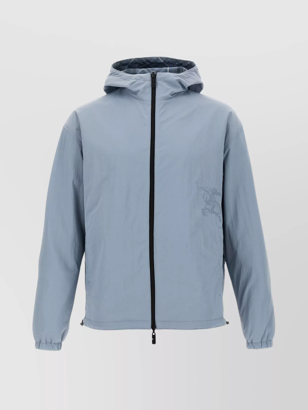 Burberry Logo Maxi Jacket Reversible Hooded Design