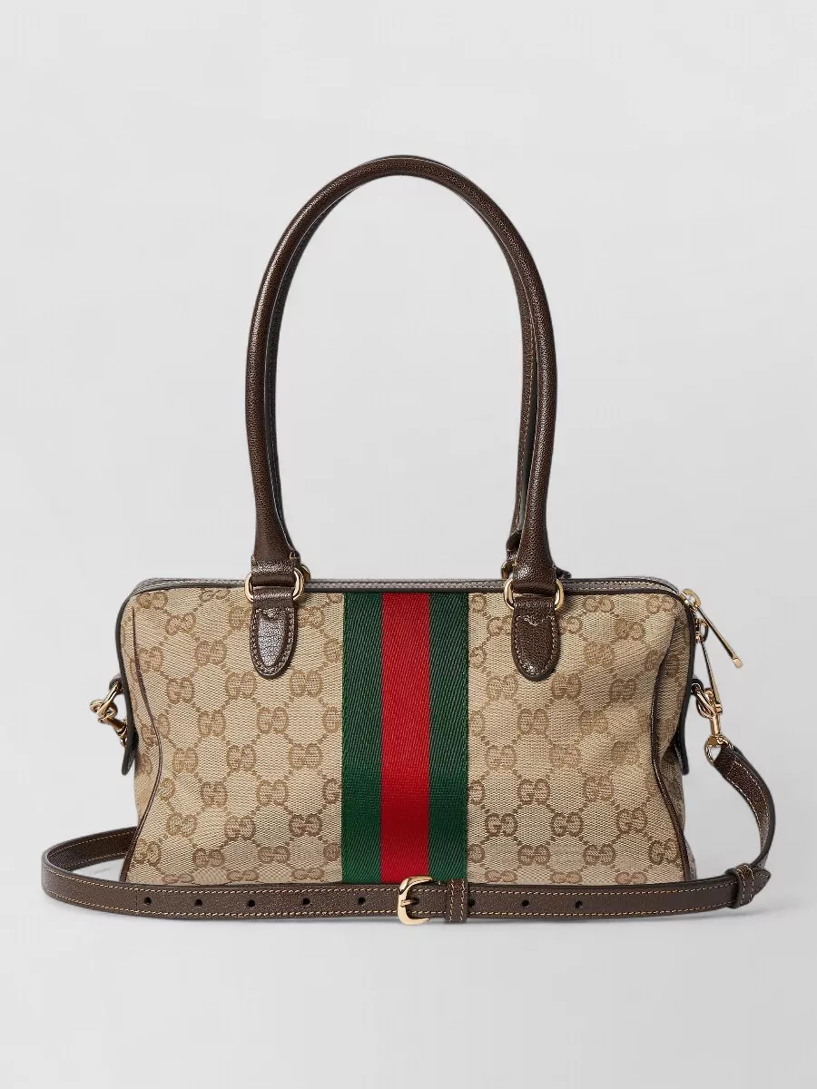 Gucci Horsebit 1955 Medium Fabric Shoulder Bag