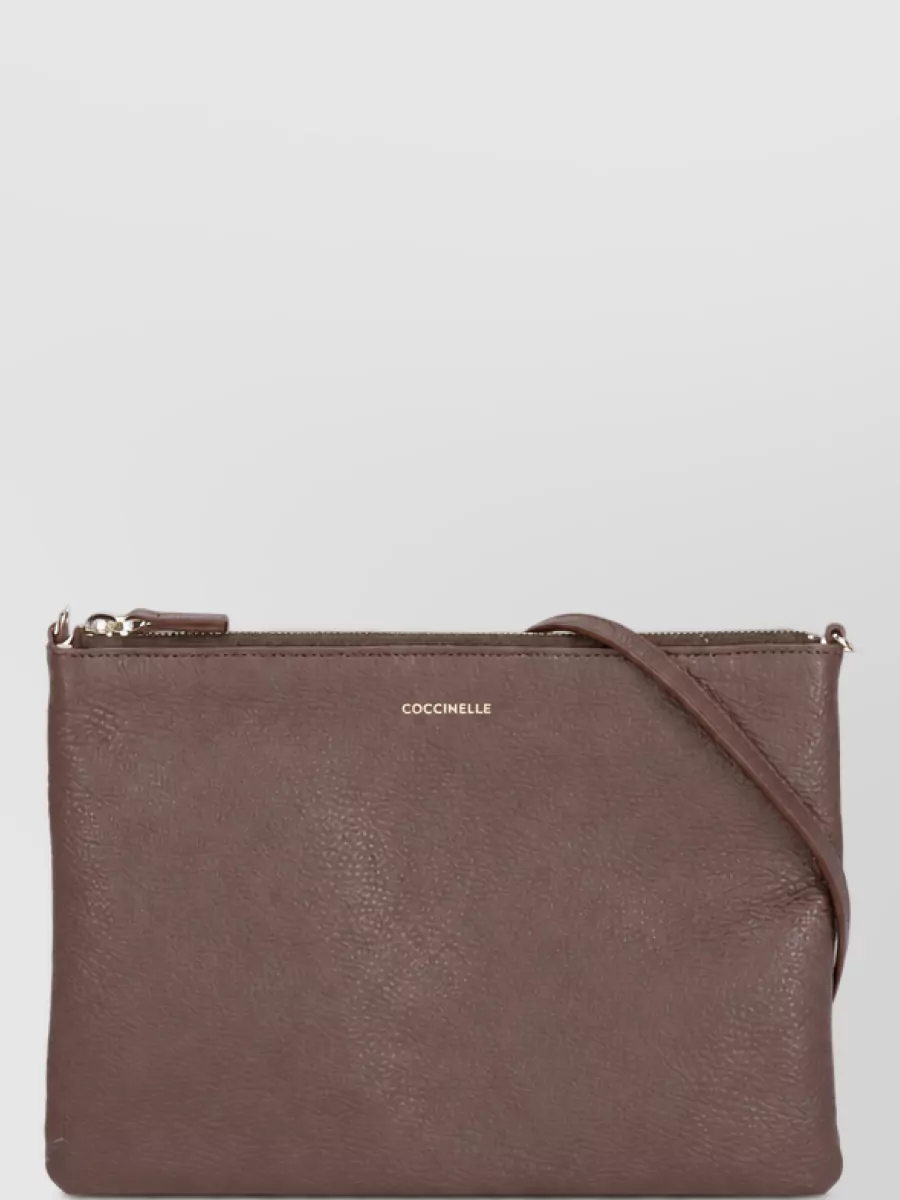 Coccinelle leather clutch bag