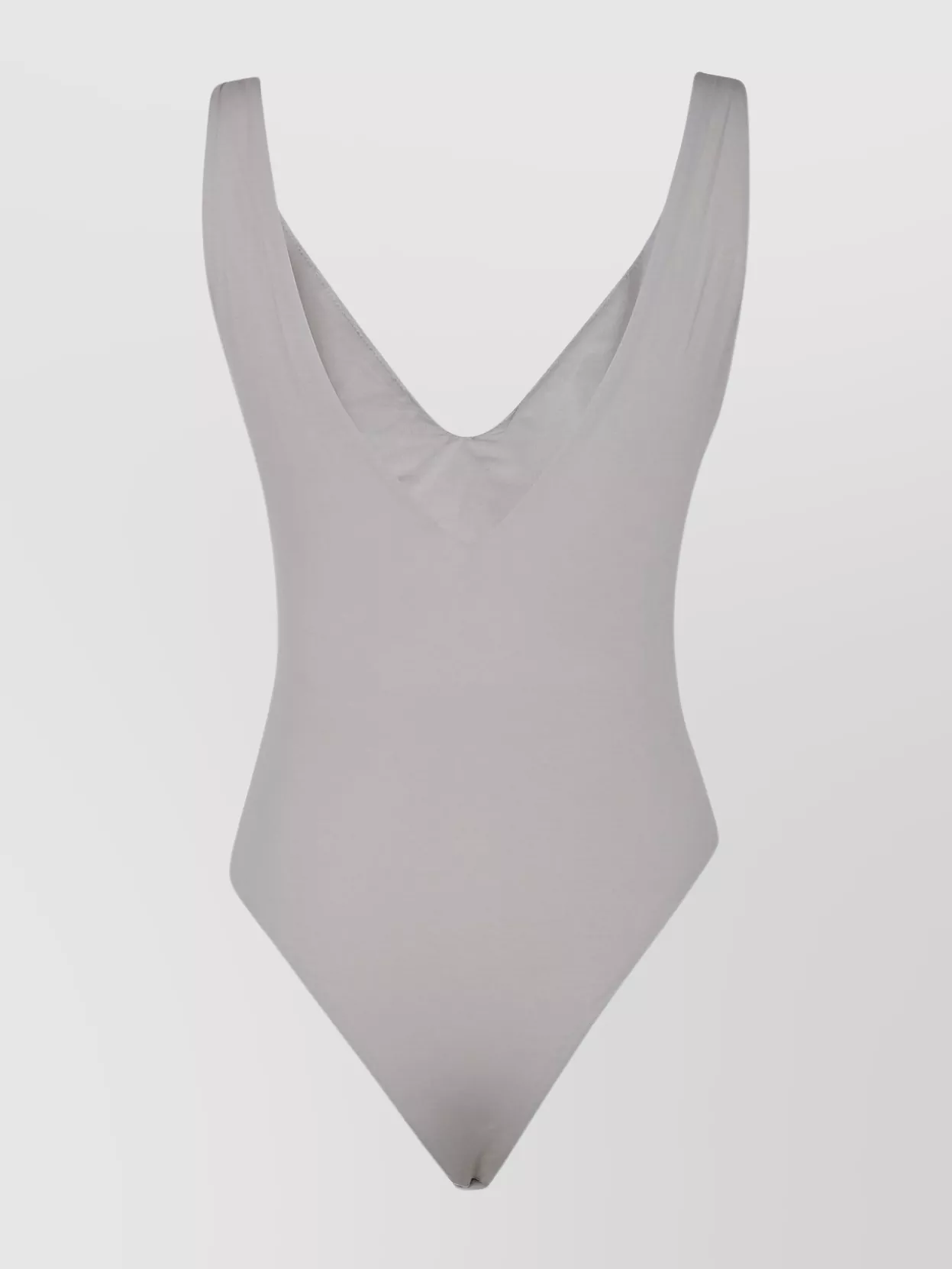 Entire Studios Seamless V Neck Bodysuit In White