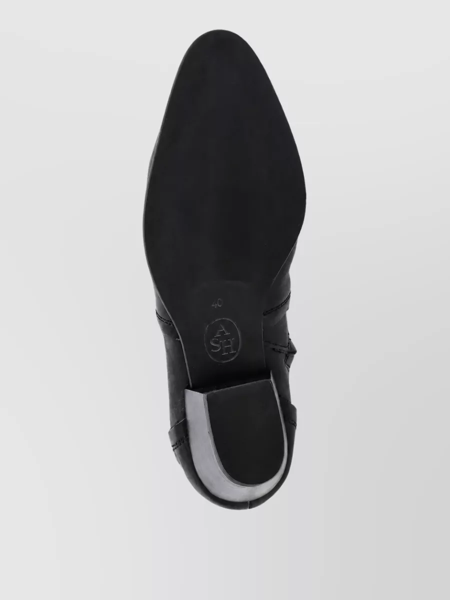 Ash Leather Ankle Boots