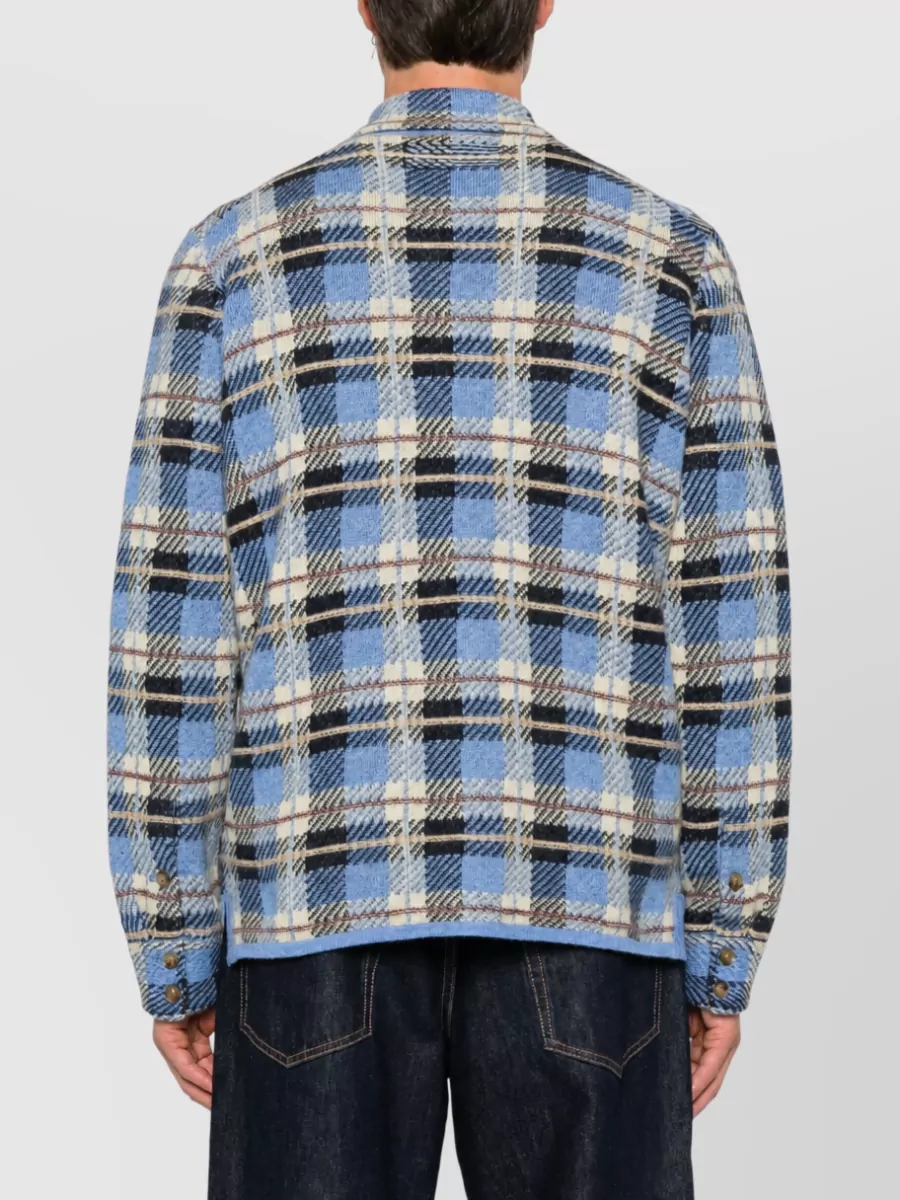 Guest In Residence Checked Cashmere Shirt