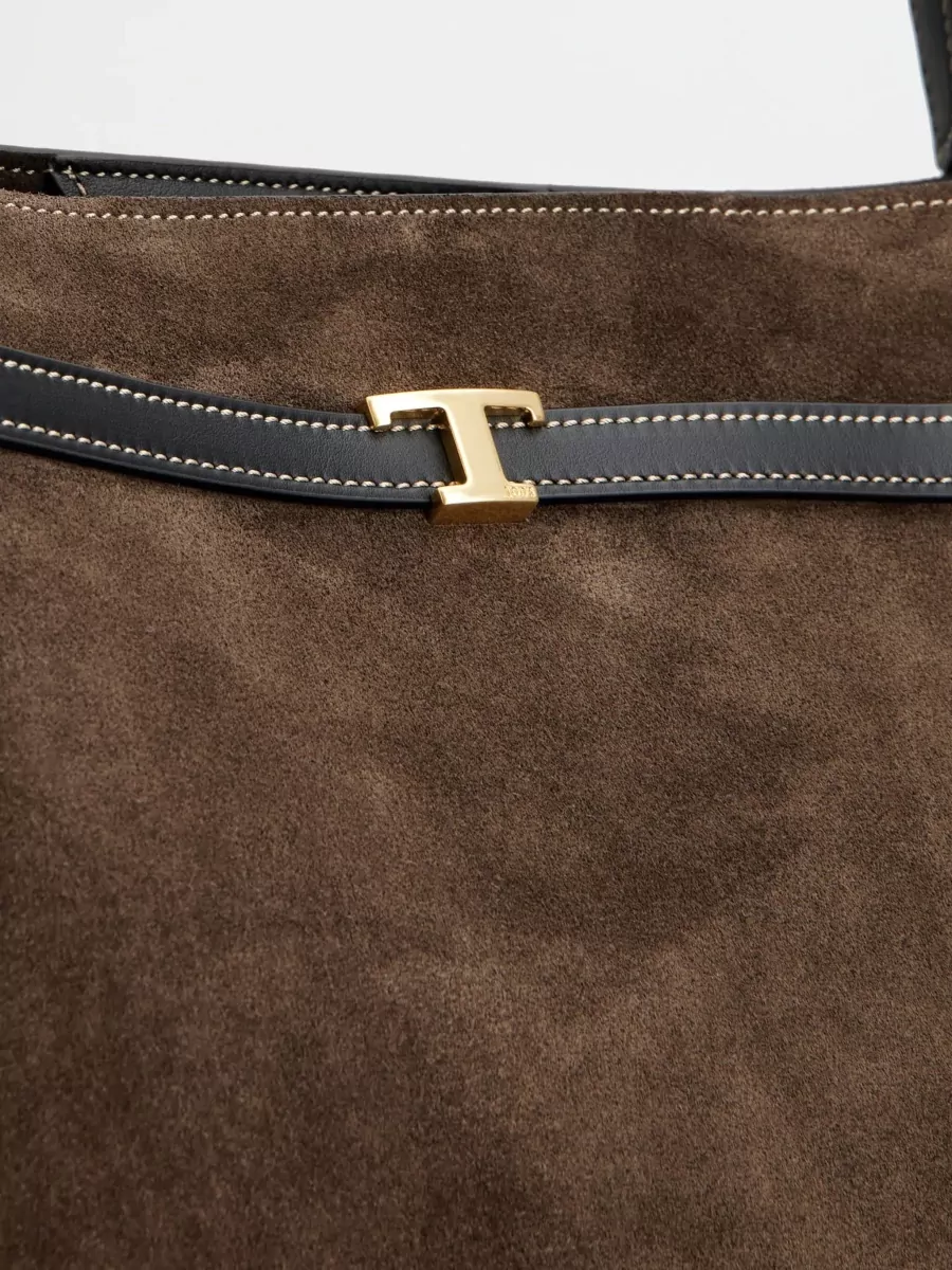 Tod's T Timeless Medium Leather Shoulder Bag