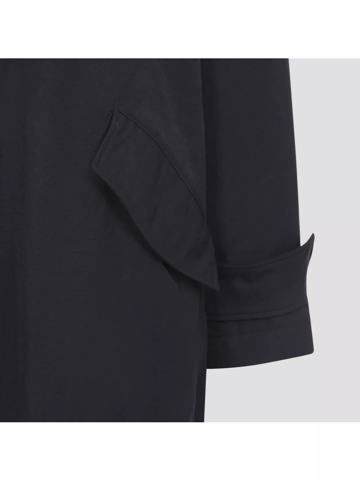 Ami Alexandre Mattiussi Long Hooded Parka With Drawstring And Pockets In Black