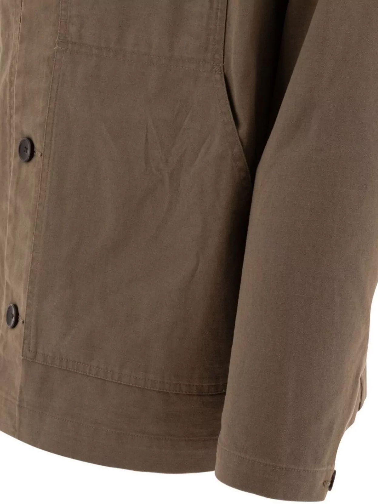 Vince Collared Design Large Pockets Long Sleeves