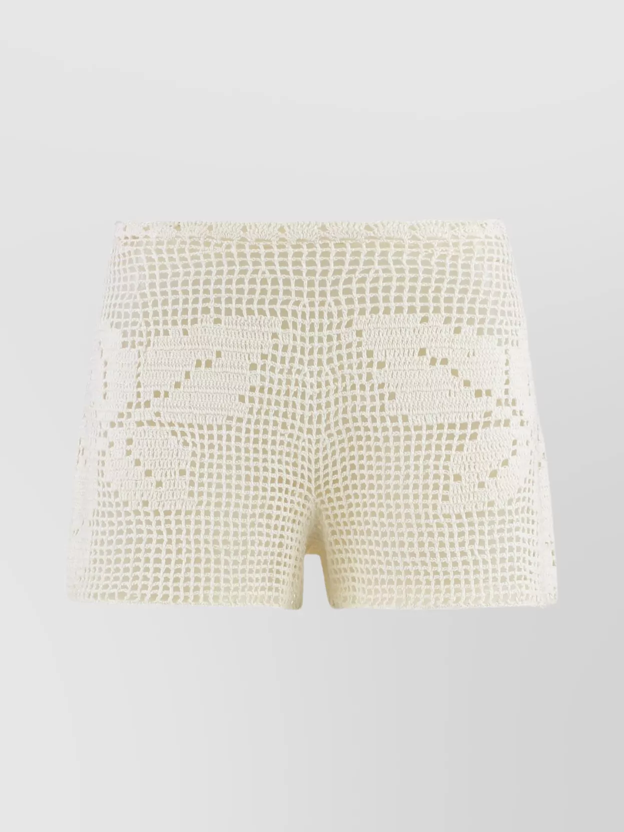 Magda Butrym Crochet Knit High Waist Shorts