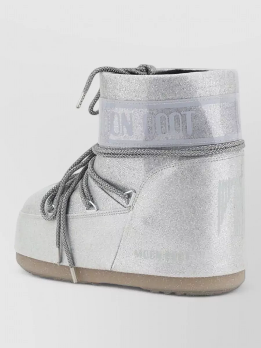 Moon Boot Glitter Ankle Snow Boots
