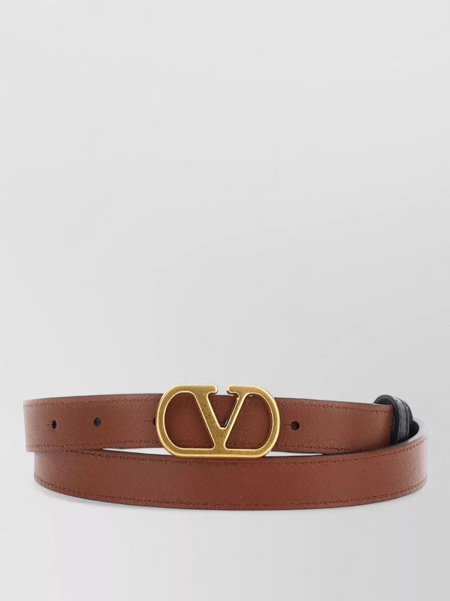 Valentino Garavani Leather Reversible Belt