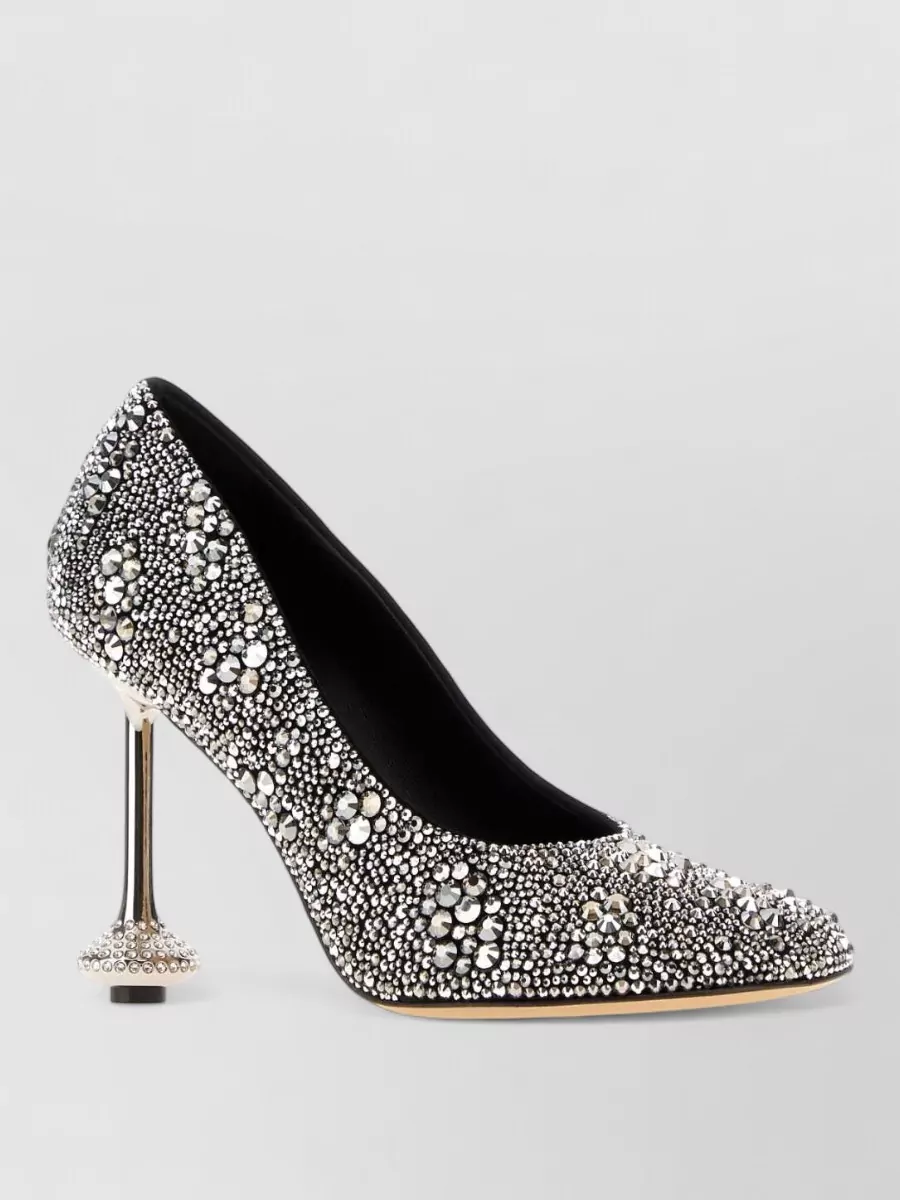 Loewe embellished suede leather pumps
