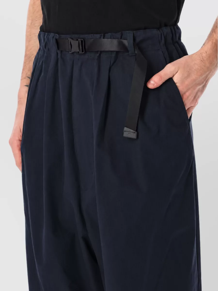 Comme Des Garçons Cotton Belted Loose-Fit Trousers